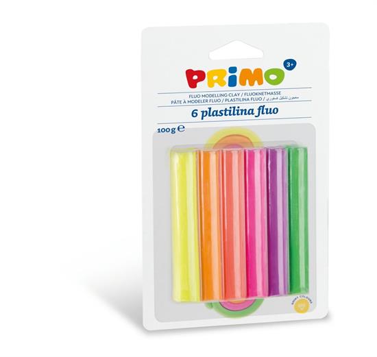 PLASTILINA FLUO 6pz