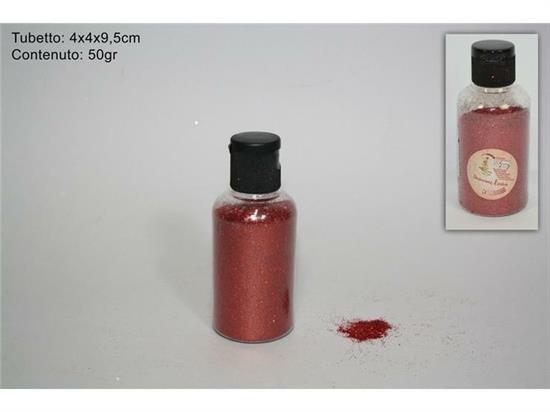 GLITTER SABBIA ROSSO 50gr