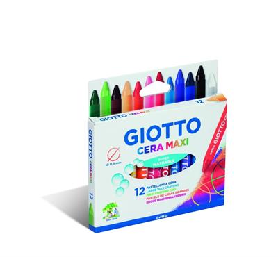 GIOTTO CERA MAXI 12 COLORI