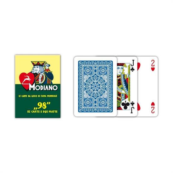 CARTE POKER 98 BLU MODIANO