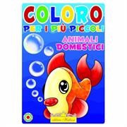 LIBRO COLORA ANIMALI DOMESTICI PER I PIU' PICCOLI