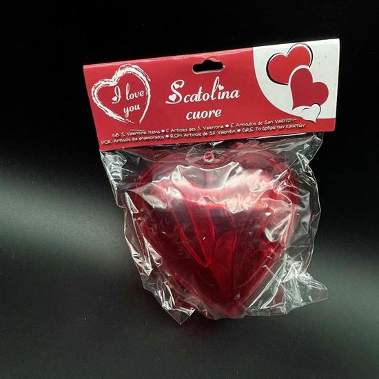 CUORE PLASTICA 10cm