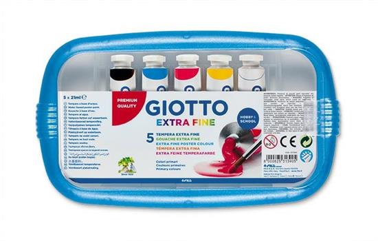 TEMPERA GIOTTO 21ml 5 TUBI