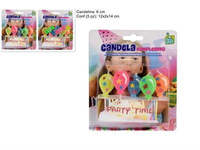 CANDELINE FLUO 5pz