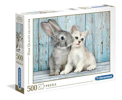 PUZZLE 500 CAT & BUNNY