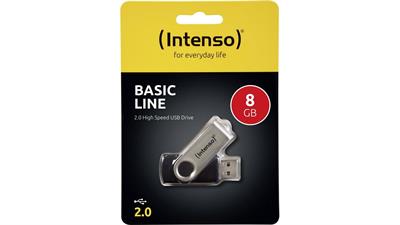 PENDRIVE INTENSO 8GB 2.0 LINE BLACK