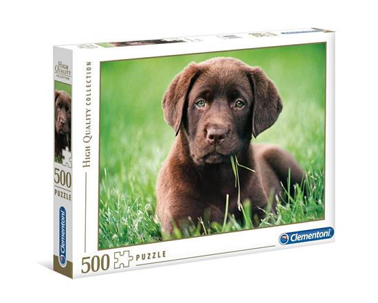 PUZZLE 500 CHOCOLATE PUPPY.