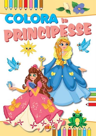 LIBRO COLORA LE PRINCIPESSE