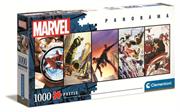 PUZZLE 1000 PANORAMA MARVEL AVENGERS.