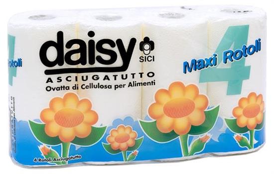 ASCIUGATUTTO 4 ROTOLI DAISY 2 VELI