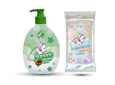 SAPONE LIQUIDO UNICORNO 500ml CACAO