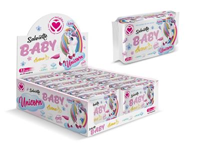 SALVIETTINE BABY UNICORNO AVENA 20pz