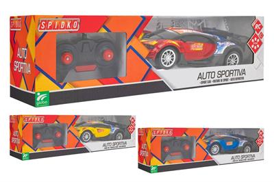 AUTO SPORTIVA R/C 1:16 7 FUNZIONI NEW