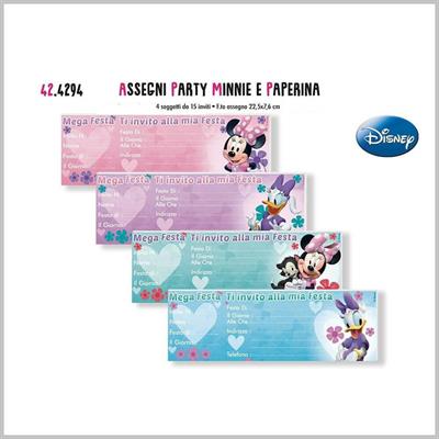 INVITI MINNIE E PAPERINA