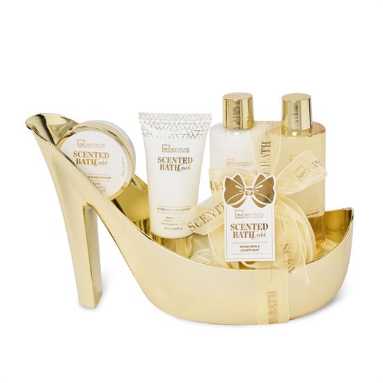 SET SCENTED BATH SHOE 5pz GOLD