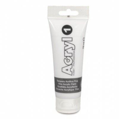 TUBO ACRYL 75ml BIANCO