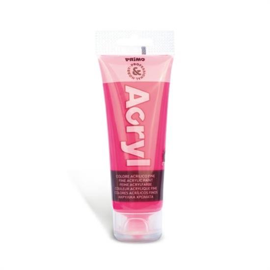 TUBO ACRYL 75ml FLUO ROSA