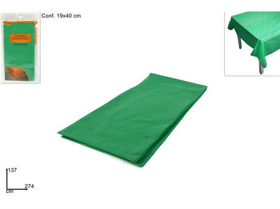 TOVAGLIA PVC COLOR VERDE 137x274cm