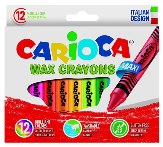 CARIOCA CERA JUMBO 12 COLORI