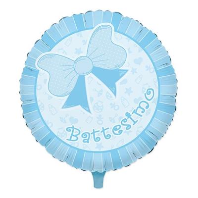 MYLAR 45cm BATTESIMO FIOCCO CELESTE