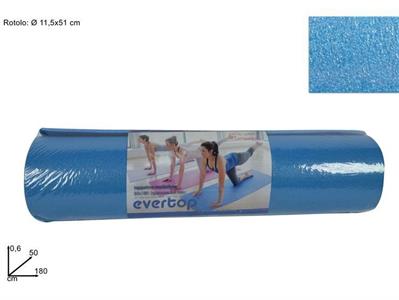 TAPPETINO FITNESS 180x50cm AZZURRO