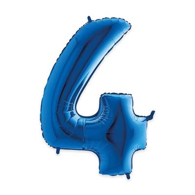 MYLAR NUMERO BLU 4 1mt