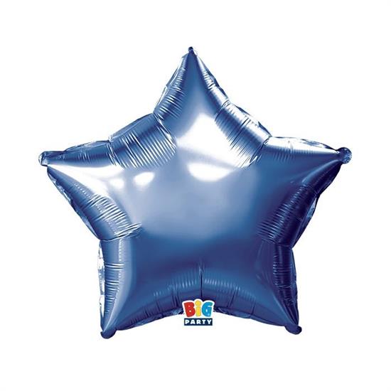 MYLAR STELLA 45cm BLU METAL 18