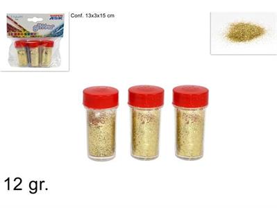 GLITTER 12gr ORO 3pz