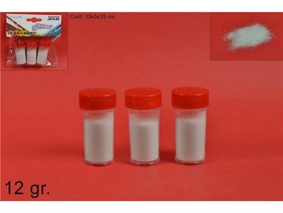 GLITTER 12gr BIANCO 3pz