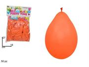 PALLONCINI.MONOCOLORE ARANCIO 50pz