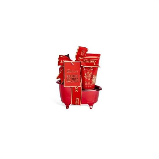 SET SCENTED BATHTUB 2pz MINI RED