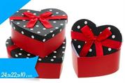 SCATOLA CUORE C/POIS 24x22x10