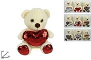 PELUCHE ORSO 45cm PAILLETTES