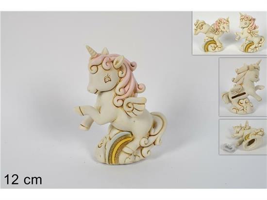 SALVADANAIO UNICORNO ROSA