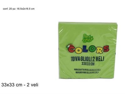 TOVAGLIOLI COLORS 33x33 VERDE MELA