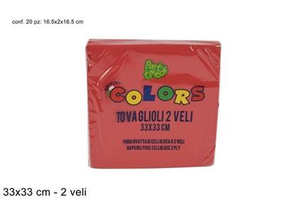 TOVAGLIOLI COLORS 33x33 ROSSO