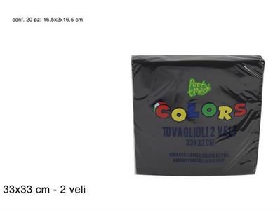 TOVAGLIOLI COLORS 33x33 NERO