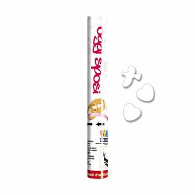 CANNONE SPOSI 60cm CUORI/COLOM