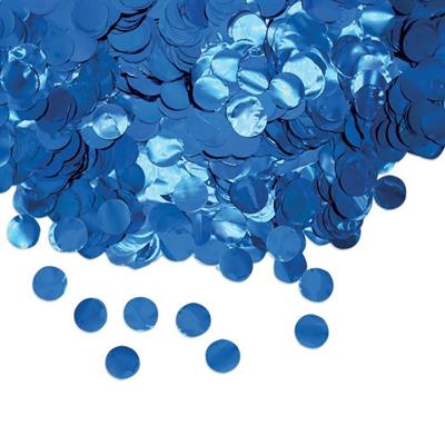 CONFETTI FOIL BLU 50gr 2cm