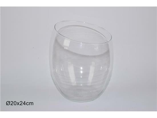 VASO VETRO 24cm