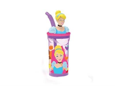 BICCHIERE 3D C/CANNUCCIA PRINCESS