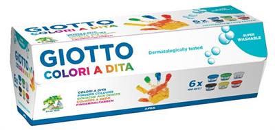 COLORI A DITA GIOTTO 6 BARATTOLI