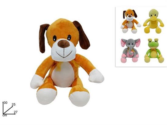 PELUCHE ELEFANTE CANE RANA 30cm