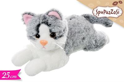 PELUCHE GATTINO SDRAIATO 25cm