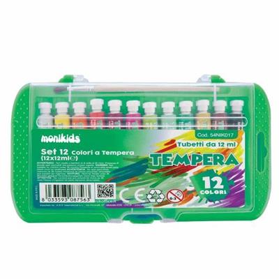 COLORI TEMPERA 12ml 12 TUBI