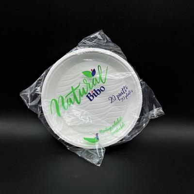 PIATTI BIOPLASTICA DESSERT 20pz