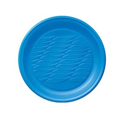 PIATTI BIOPLASTICA PIANI AZZURRO 20pz