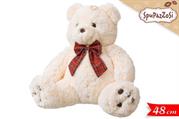 PELUCHE ORSO C/FIOCCO 48cm