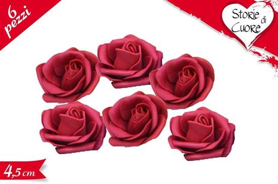 BUSTA ROSE 6pz ROSSO