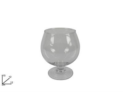 VASO VETRO NAPOLEONE H.15cm